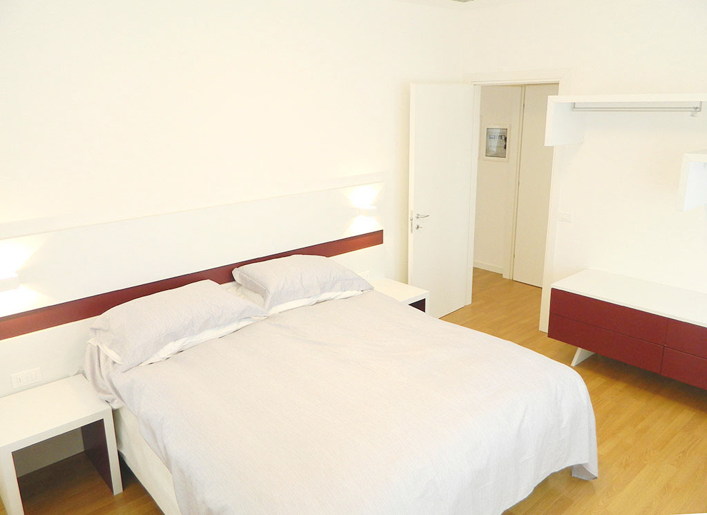 Soggiorno con angolo cottura dell'appartamento Superior 35 mq, Palamostre Residence Udine